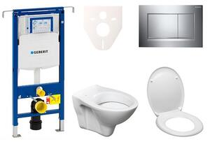 Cenovo zvýhodnený závesný WC set Geberit do ľahkých stien / predstenová montáž + WC S-Line S-line Pro 111.355.00.5ND6