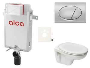 Cenovo zvýhodnený závesný WC set Alca na zamurovanie + WC Ceramia S-Line Pro SIKOAP3