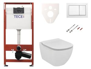 Cenovo zvýhodnený závesný WC set TECE do ľahkých stien / predstenová montáž + WC Ideal Standard Tesi SIKOTSF0