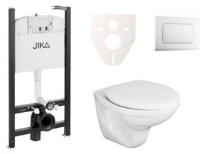Cenovo zvýhodnený závesný WC set Jika do ľahkých stien / predstenová montáž + WC Fayans Neo SIKOJSJ1