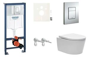 Cenovo zvýhodnený závesný WC set Grohe do ľahkých stien / predstenová montáž + WC SAT Brevis SIKOGRS3W0