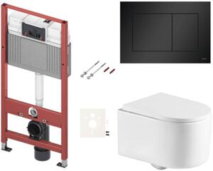 Závesný WC set do ľahkých stien / predstenová SAT SIKOTSREX72414