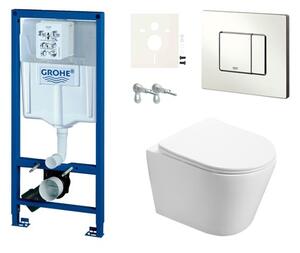 Cenovo zvýhodnený závesný WC set Grohe do ľahkých stien / predstenová montáž + WC SAT Infinitio SIKOGRSIN2S