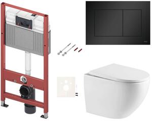 Závesný WC set do ľahkých stien / predstenová SAT SIKOTSREX67414