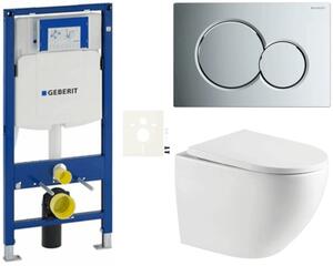 Závesný WC set Geberit do ľahkých stien / predstenová SAT SIKOGESREX67S01CR