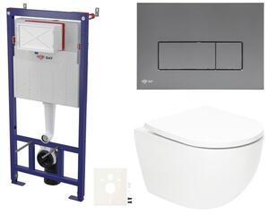 Závesný WC set do ľahkých stien / predstenová SAT Fusion SIKOSSTORFUGMM