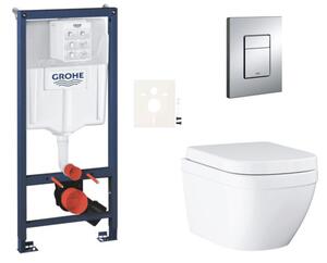Závesný WC set do ľahkých stien / predstenová montáž GROHE Euro Ceramic SIKOGRSEUE