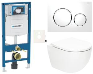 Závesný WC set Geberit do ľahkých stien / predstenová SAT Fusion SIKOGSTORFUS20
