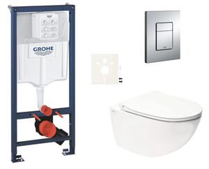 Závesný WC set do ľahkých stien / predstenová montáž SAT Infinitio SIKOGRSIN11E