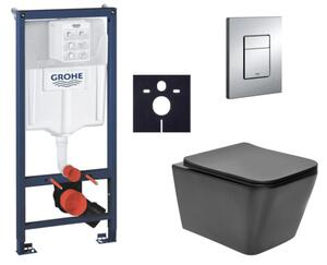 Závesný WC set do ľahkých stien / predstenová montáž SAT Infinitio SIKOGRSIN12BE