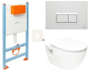 Závesný WC set do ľahkých stien / predstenová SAT Project SIKOVSSATPRO51600