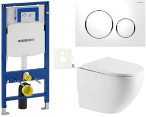 Závesný WC set Geberit do ľahkých stien / predstenová SAT SIKOGESREX67S20