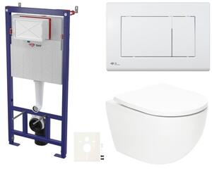 Závesný WC set do ľahkých stien / predstenová SAT Fusion SIKOSSTORFU20
