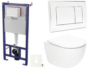 Závesný WC set do ľahkých stien / predstenová SAT Fusion SIKOSSTORFU21