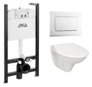 Cenovo zvýhodnený závesný WC set Jika do ľahkých stien / predstenová montáž + WC Jika Nila KMPLJIKAS