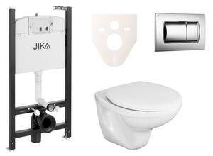 Cenovo zvýhodnený závesný WC set Jika do ľahkých stien / predstenová montáž + WC Fayans Neo SIKOJSJ2