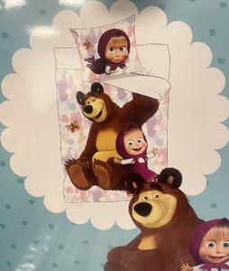 Obliecky Disney Máša a Medveď 140x200cm+90x70cm Setino