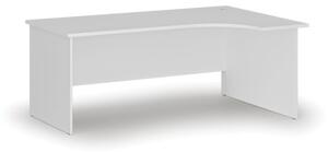 Kancelársky rohový pracovný stôl PRIMO WHITE, 1800 x 1200 mm, pravý, biela