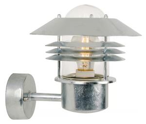 Nordlux - Vonkajšie nástenné svietidlo VEJERS 1xE27/60W/230V IP54 strieborné