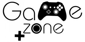 Pieris design Game zone - X - nálepka na stenu pre hráča 2 svetlo modrá