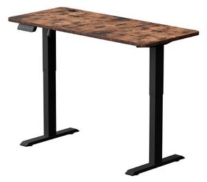 Milagro Výškovo nastaviteľný písací stôl LEVANO 140x60 cm drevo/čierna MI2341 + záruka 3 roky zadarmo