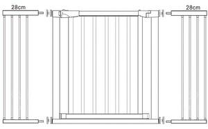 Ochranná bariéra pre deti 75-138 cm SPRINGOS SG0012CC