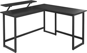 Vasagle Počítačový stôl Fia, Čierna