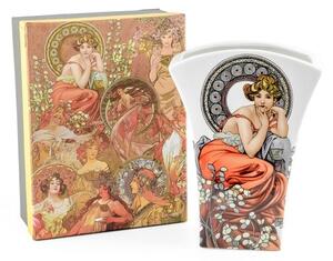 Porcelánová váza Alfons Mucha 20cm (*)