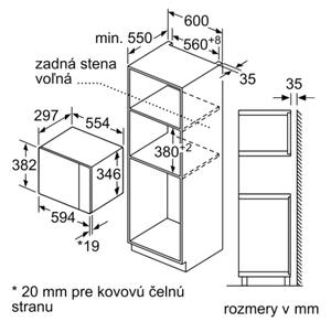 Bosch BFL523MB1F + kupóny na daľší nákup - Mikrovlnna rúra zabudovatelná