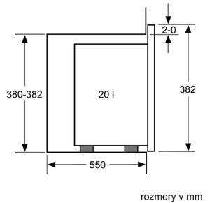 Bosch BFL523MB1F + kupóny na daľší nákup - Mikrovlnna rúra zabudovatelná