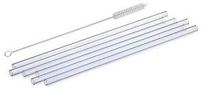 Simax Sklenená slamka 15 cm (6+1)