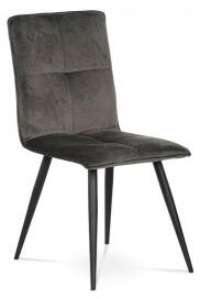Jedálenská stolička Sanne sivá, čierna