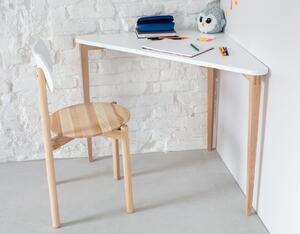 RAGABA Naja rohový písací stôl FARBA: biela