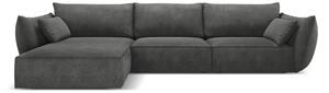 Sivá rohová pohovka (ľavý roh) Vanda - Mazzini Sofas