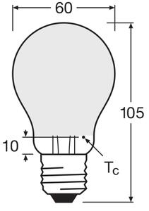 LED stmievateľná žiarovka SUPERSTAR CLASSIC A60 E27/4,8W/230V 4000K - Osram