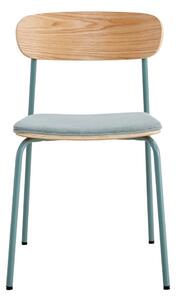Jedálenské stoličky v súprave 2 ks v modro-prírodnej farbe Adriana – Marckeric