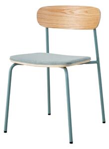 Jedálenské stoličky v súprave 2 ks v modro-prírodnej farbe Adriana – Marckeric