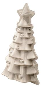 Béžová hliníková forma na pečenie Dr. Oetker White Christmas Baking, 16 x 26 cm