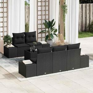 Maison Exclusive – Sedacia súprava Schwarz [Syntetický materiál]: Polyratan