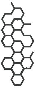 Terma24 Hex 1220x486 vodný radiátor RAL 9005 MATT pololesk ZX