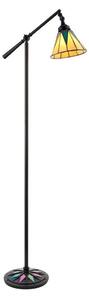 Endon 74355 - Stojacia lampa Tiffany DARK STAR 1xE14/40W/230V