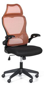 Kancelárska stolička LUCAS 1+1 ZADARMO, oranžová