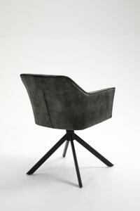 Dizajnová stolička Loft zelená otočná »