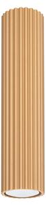Stropné svietidlo Karbon, 1x zlaté kovové tienidlo, (30 cm)
