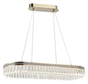 LED stmievateľný krištáľový luster na lanku THALIA LED/50W/230V 3000-6000K + diaľkový ovládač