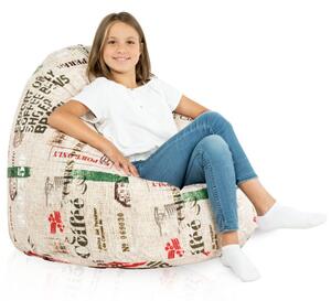 Sedací vak BAG Sako Design Coffe Veľkosť: XL