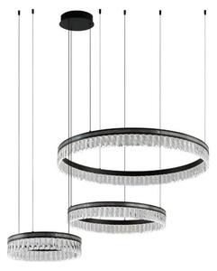 LED stmievateľný krištáľový luster na lanku THALIA LED/120W/230V 3000-6000K + diaľkové ovládanie