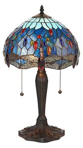 Endon 64090 - Stolná lampa Tiffany DRAGONFLY 2xE27/60W/230V pr. 30 cm