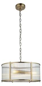 Endon 106282 - Závesný luster RIDGETON na reťazi 3xE14/6W/230V, mosadz