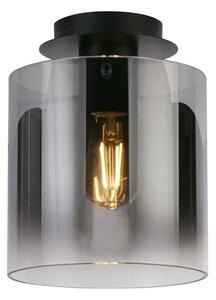 Searchlight 88911-1BK - Stropné svietidlo SWEDEN 1xE27/60W/230V pr.22 cm čierna/dymová